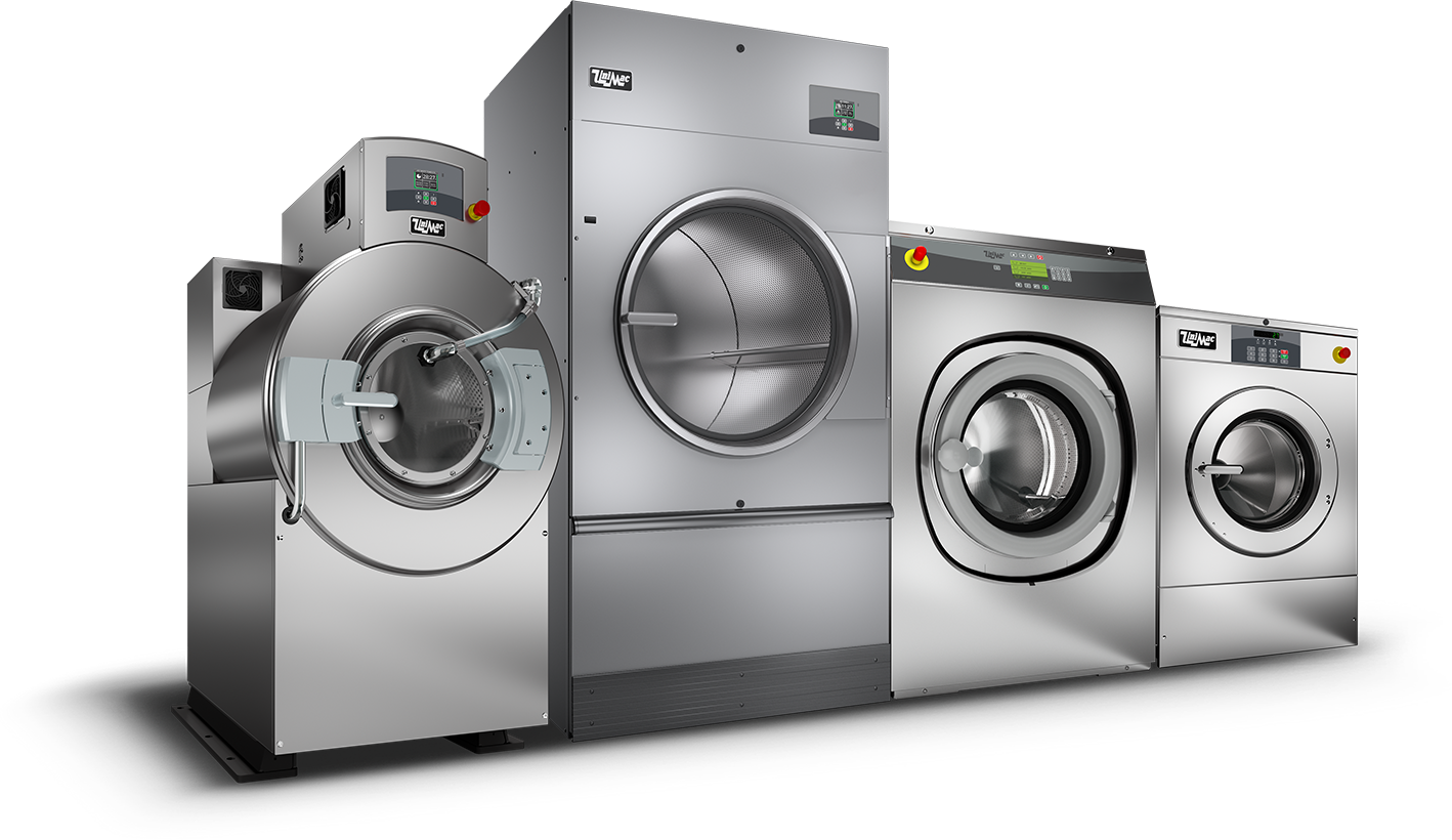 Unimac的本地工业洗衣机和干衣机